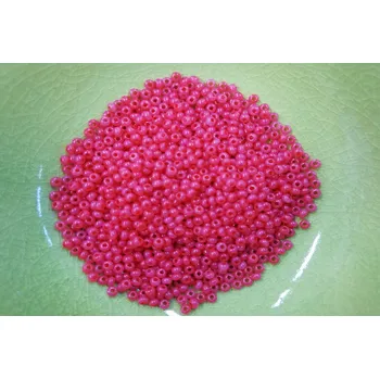 Dětské navlékací korálky Korálky PRECIOSA rokajl vel.11/0 - malinová matná - 10g