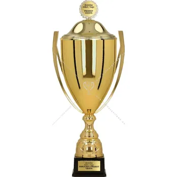 Zlatý pohár s víkem 66 cm + GRAVÍROVÁNÍ DÁREK