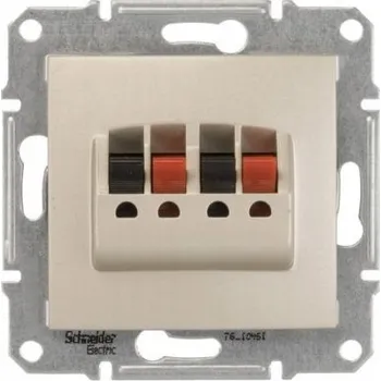 Elektrická zásuvka Béžová nástěnná Elektrická Zásuvka Schneider Electric