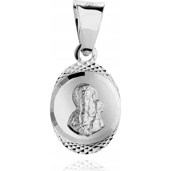 Přívěsek STŘÍBRNÁ MEDAILE PŘÍVĚSEK Panna Maria Čenstochovská Madona