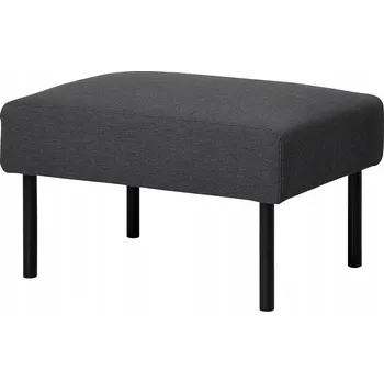 Taburet GLOSTAD Podnožka - Knisa tmavě šedá