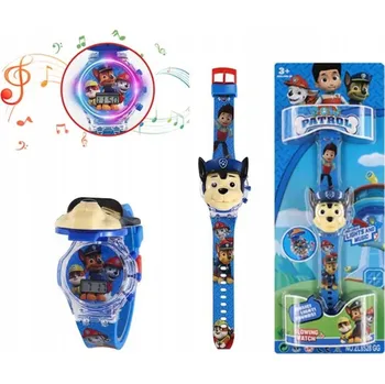 Hodinky Dětské hodinky s hudbou a světlem Chase Tlapková patrola.
