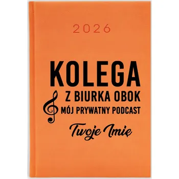 Kalendář Knižkový kalendář 2026 A5 oranžový