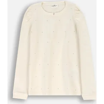 Dívčí tričko Ekru Halenka Elegantní Pro Dívku Společenská Košile 146 Coccodrillo ZC