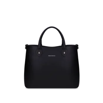 Kabelka Klementinka Střední Bohemian "NERO" Stříbrná