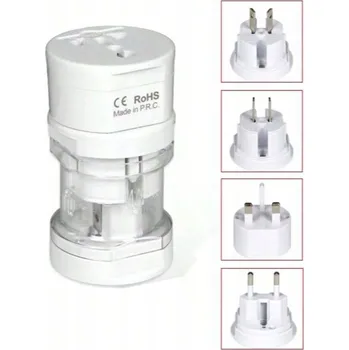 UNIVERZÁLNÍ CESTOVNÍ ADAPTÉR ZÁSUVKY PRO USA UK EU A DALŠÍ (POLSKO)