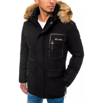 Pánský kabát Dstreet Pánská zimní bunda Gudula černá XXL TX3803