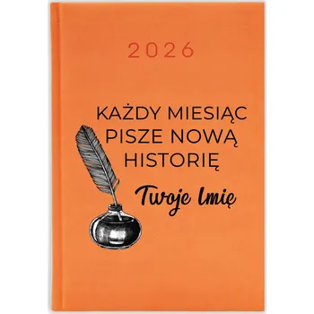 Kalendář Knižkový kalendář 2026 A5 oranžový