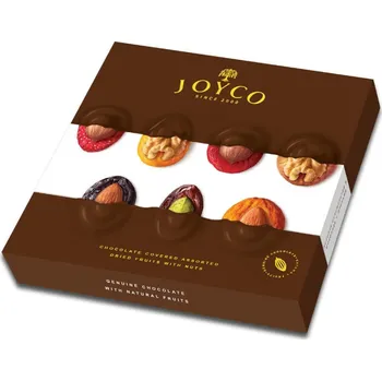 Joyco Mix sušeného ovoce v čokoládě s ořechy 157 g