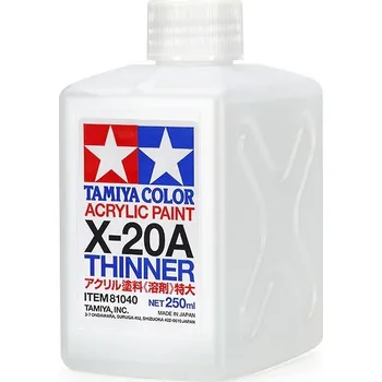 Ředidlo X-20A na akrylové barvy Tamiya Acrylic Paint Thinner 250ml - 81040
