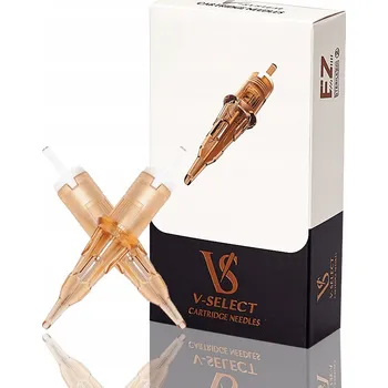 Tetovací jehla Kartridže na tetování EZ V-Select VC-1201RL | Jehly 1RL, 0,35 mm (20 ks)