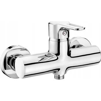 Vodovodní baterie Nástěnná sprchová baterie Deante PEONIA, stříbrná