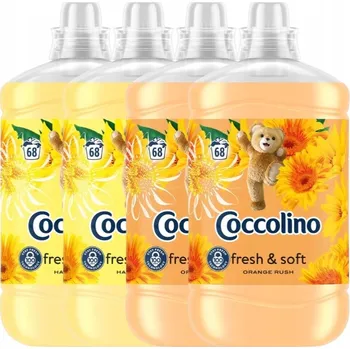 Aviváž Coccolino tekutá aviváž Fresh & Soft Sada Mix 4x1,7L (272 praní)
