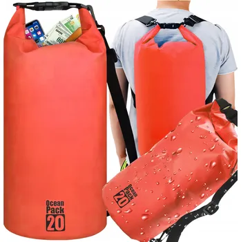 Vodácký pytel VODĚODOLNÝ VODOTĚSNÝ PYTEL / TAŠKA NA KAJAK 20L - SILNÝ VODOTĚSNÝ BATOH