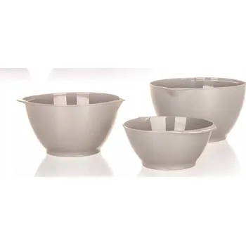 MISKY MISEK 3 ks NA ŠLEHÁNÍ MÍCHÁNÍ MÍSA salátová mísa NA ÚLOŽIŠTĚNÍ JÍDLA