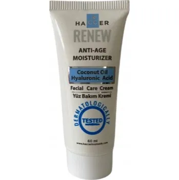 Pleťový krém HACCER Hydratační krém proti stárnutí, kokosový olej a kyselina hyaluronová 60 ML