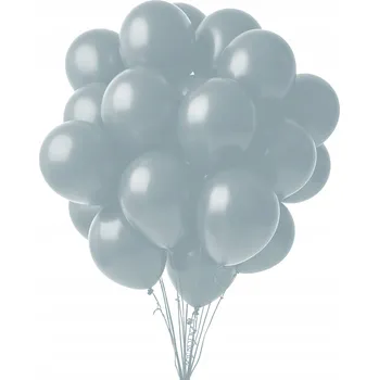 Balónek Sada balónků - stříbrné latexové balónky 30 cm 25 Ks