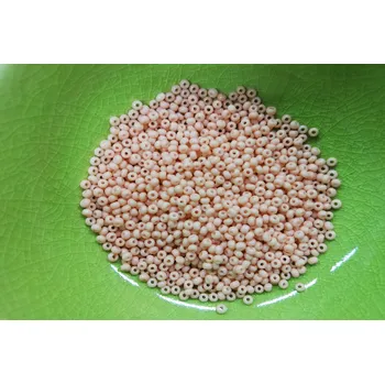 Dětské navlékací korálky Korálky PRECIOSA rokajl vel.11/0 - lososová tmavá - 10g