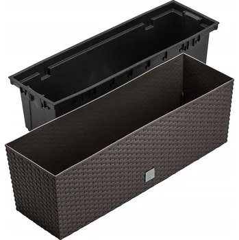 Květináč Šedý plast Květináč Prosperplast 18 cm x 58 x 19,5 cm