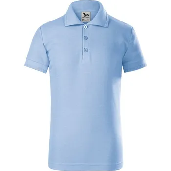 Chlapecké tričko Pique Polo polokošile dětská 110 cm/4 roky nebesky modrá