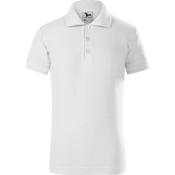 Chlapecké tričko Pique Polo polokošile dětská 110 cm/4 roky bílá