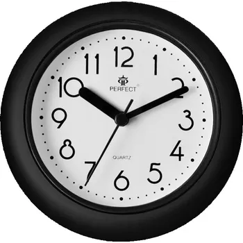 Hodiny Nástěnné hodiny Perfect černé 17 cm