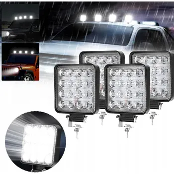 Přídavný světlomet 4x LED pracovní světlo 12V 24V 48W COMBO reflektor pro traktor