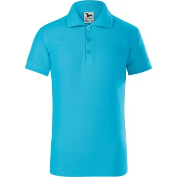 Chlapecké tričko Pique Polo polokošile dětská 110 cm/4 roky tyrkysová