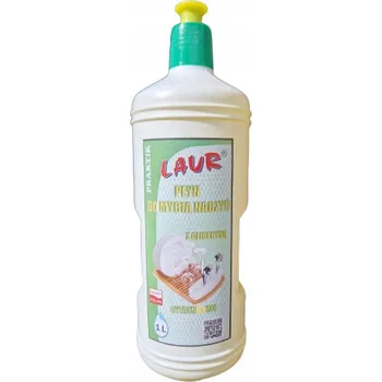 Mycí prostředek Prostředek na mytí nádobí s vůní citronu 1L LAUR PRAKTIK