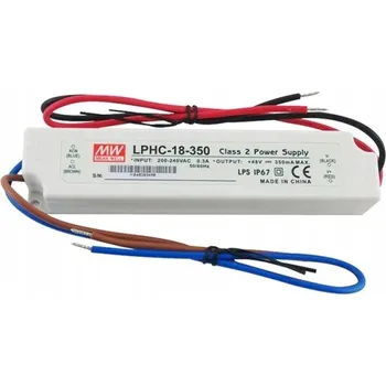 Napájecí zdroj Mean Well LPHC-18-350 6-48V 350mA 16,8W LED IP67 vodotěsný