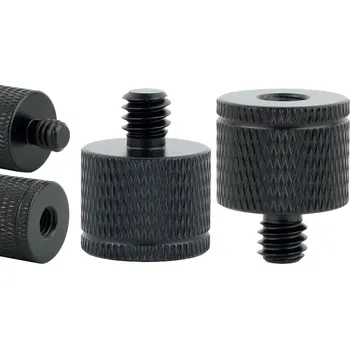 Stativ Adaptér redukce 1/4" na M6 stativový černý pro stativ 20mm