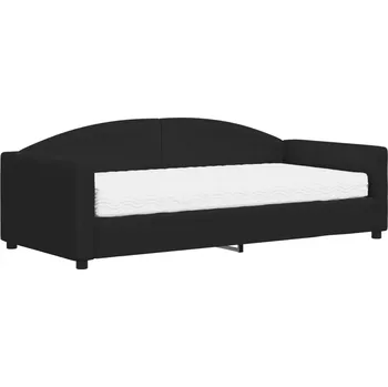 Postel Jednolůžková kovová postel 90x190 černá