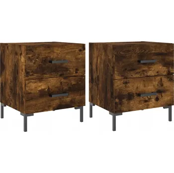 Noční stolek Noční stolek z dřevotřísky 40x35x47,5 cm, dub