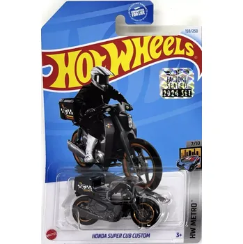 autíčko Honda Super Cub Custom Black Treasure Hunt - HOT WHEELS