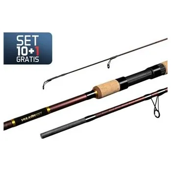 Rybářský prut 10+1 - Delphin VULKÁN NXT-390cm/65g