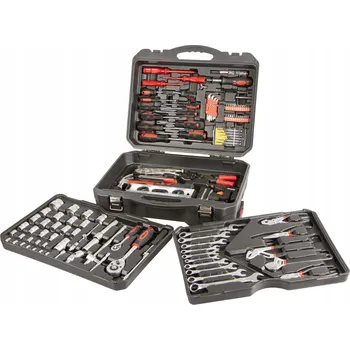 Gola sada AHProfi Sada nářadí v plastovém kufříku se sadou hlavic 1/2" a 1/4", 187 ks - AH187015