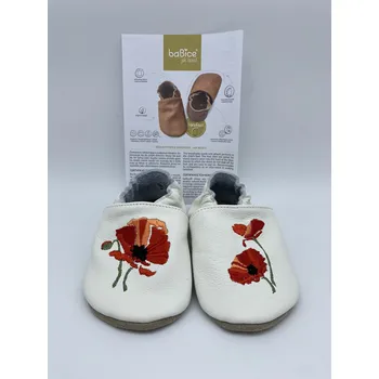 Dámská zdravotní obuv baBice barefoot capáčky MBE041 - vlčí mák Velikost EU: 19, vnitřní délka: 127, vnitřní šířka: 62