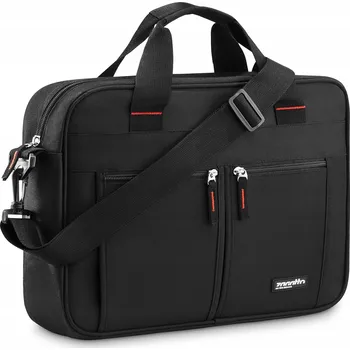 Taška na notebook 15,6" lehká velká taška do práce dámská pánská černá ZAGATTO