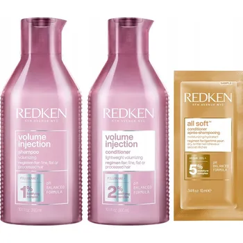 Redken Volume Injection sada: šampon a kondicionér pro objem vlasů