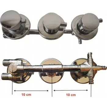 Vodovodní baterie Sprchová baterie Aqua-Tek Termostatická stříbrná