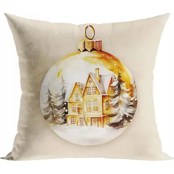 Povlak na dekorativní polštářek ZLATÁ BAŇKA Dekorační povlak na polštář VELVET, 40x40 cm, barva 004 béžová