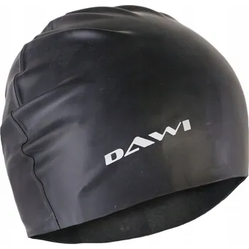 Plavecká čepice Plavecká čepice do bazénu na plavání silikonová DAWI černá