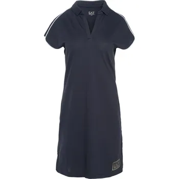 Dámské šaty Dámské Šaty EA7 TRAIN COSTA SMERALDA W DRESS 3RTA56TJ9DZ1554 – Tmavě modrá M