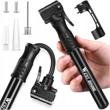 pumpička Ruční pumpička Alogy Mini hliníková ruční pumpička 100psi černá