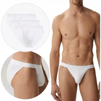 Slipy Pánské slipy Atlantic 3BMP-1582 Velikost M (38) bílé