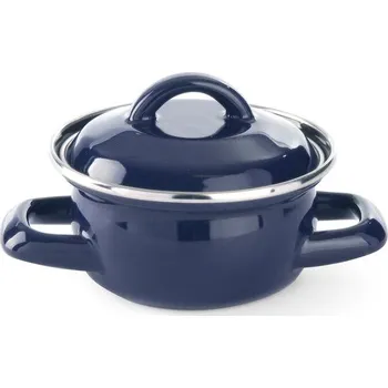 Hrnec Hrnec na polévku a omáčku s pokličkou, HENDI, 0,6L, Modrá, ⌀120x(H)95mm