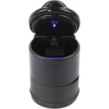 Popelník LED podsvícený Popelník automobilová 9,5x6,5 cm
