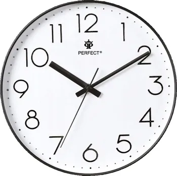 Hodiny Nástěnné hodiny Perfect černé 30 cm
