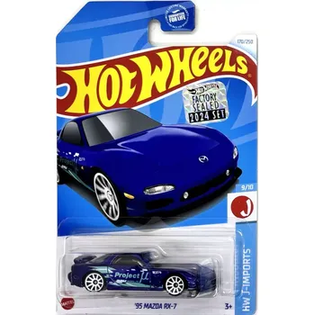 autíčko 95 Mazda RX-7 Blue - HOT WHEELS