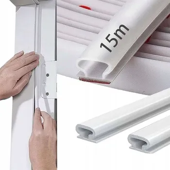Těsnění do okna a dveří Těsnění na dveře a okna samolepicí zvuková izolace bílá 15M